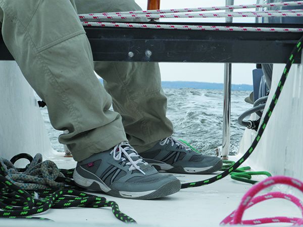 Fisherman Stripe Green Boot Sock