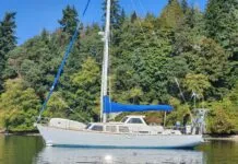 modern classic sailboat